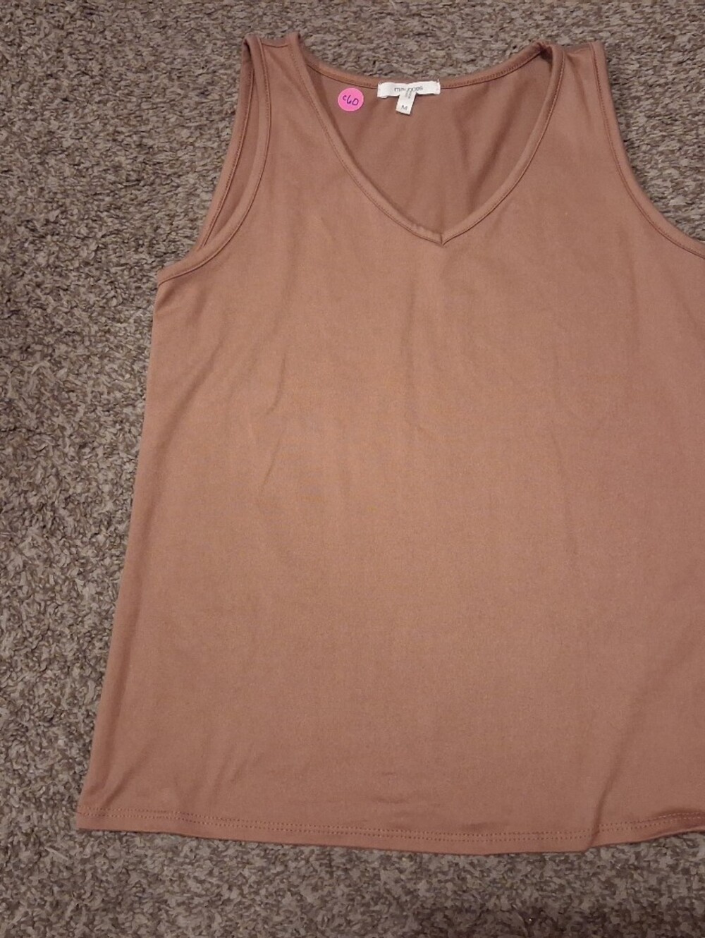 Maurices V-Neck Tank Top - Dusty Mauve